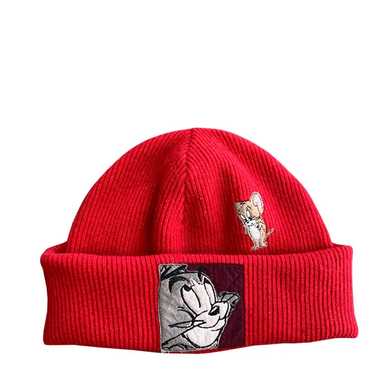 Vintage Iceberg History Tom & Jerry Red Beanie — Roots